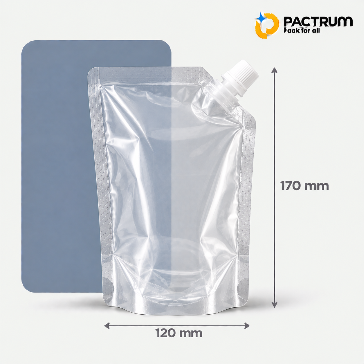 250 ml Transparent Corner Spout Spout Pouch