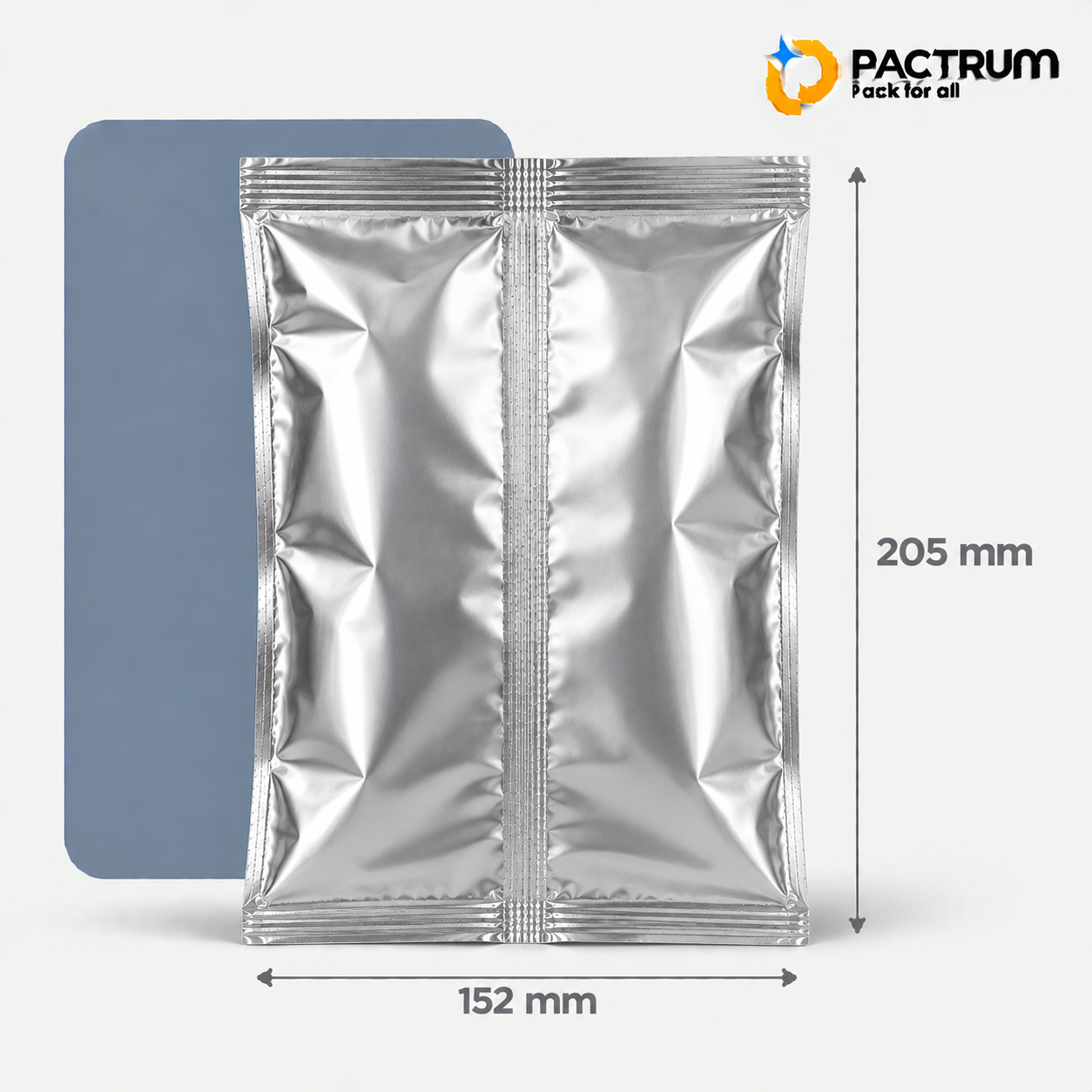 6 × 8 in Metallised Center Seal Pouch