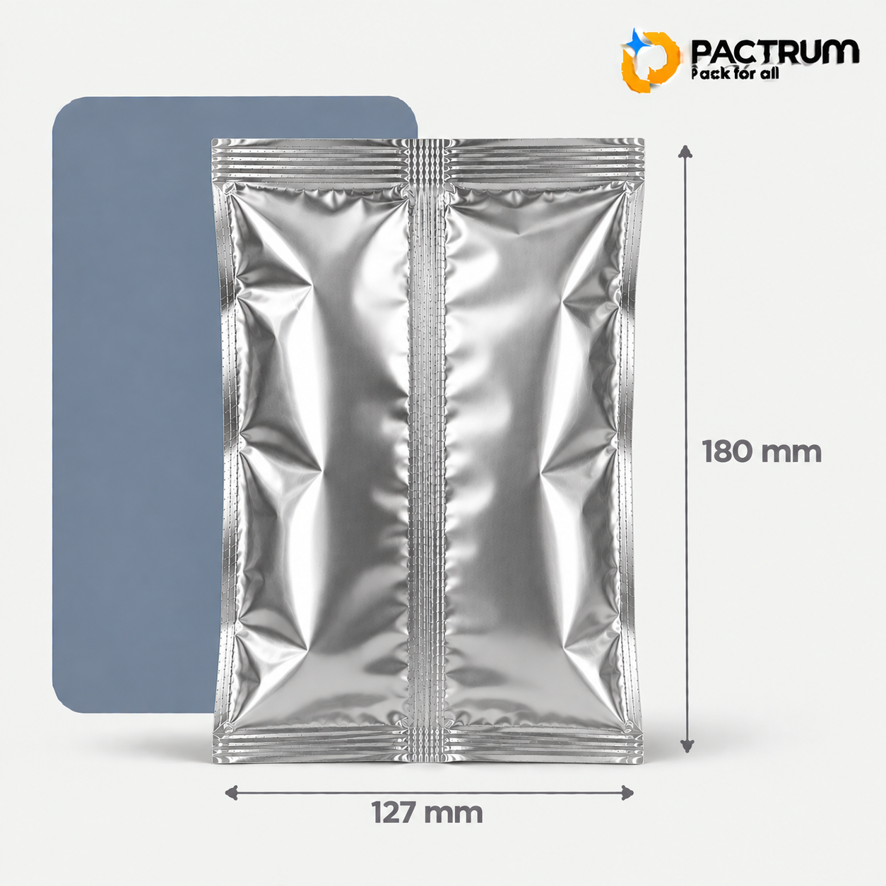 5 × 7 in Metallised Center Seal Pouch