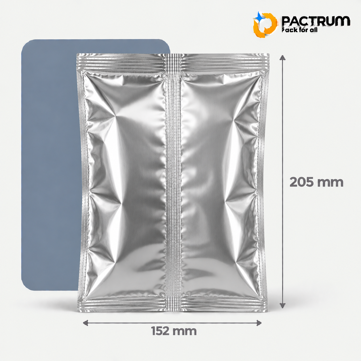 6 × 8 in Metallised Center Seal Pouch