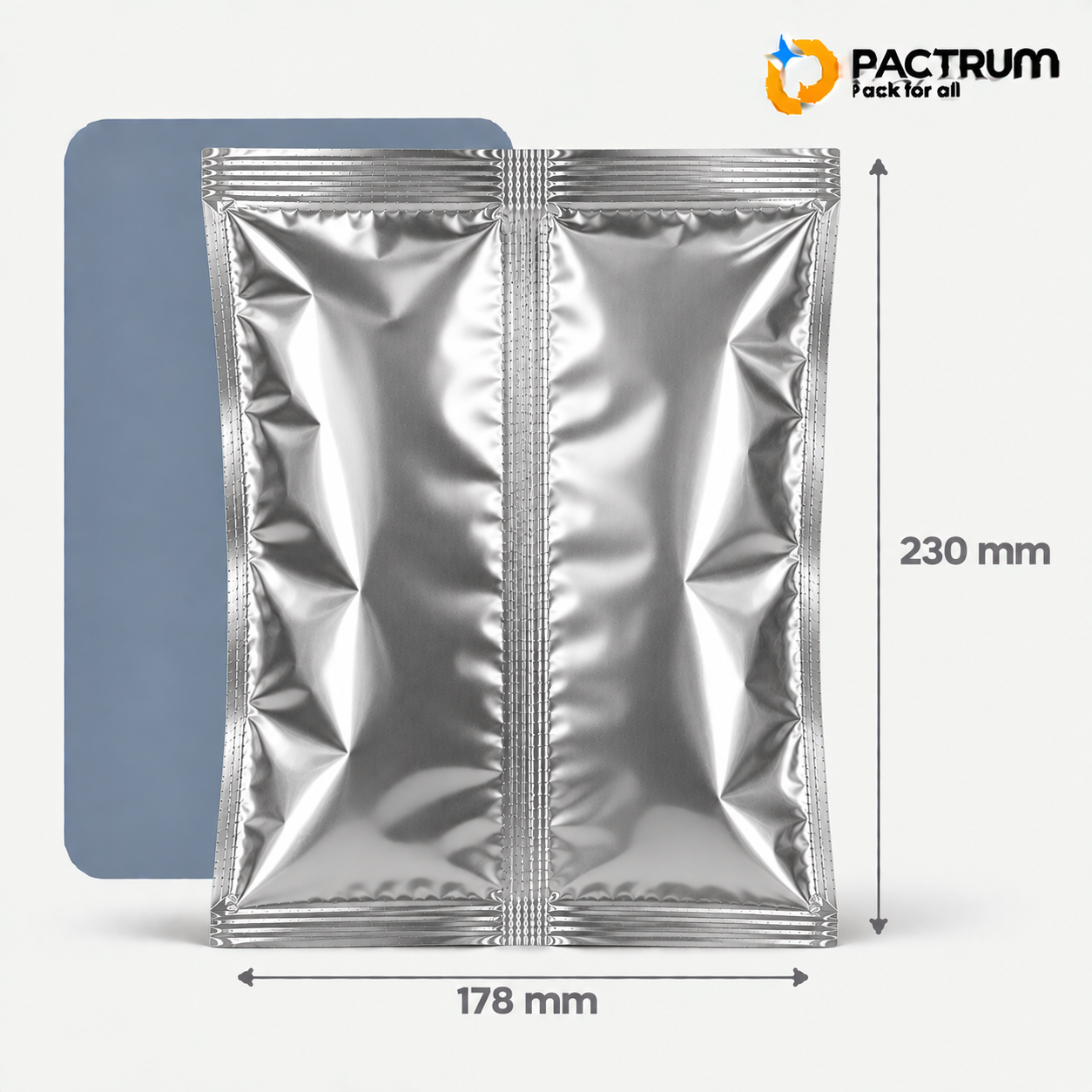 7 × 9 in Metallised Center Seal Pouch