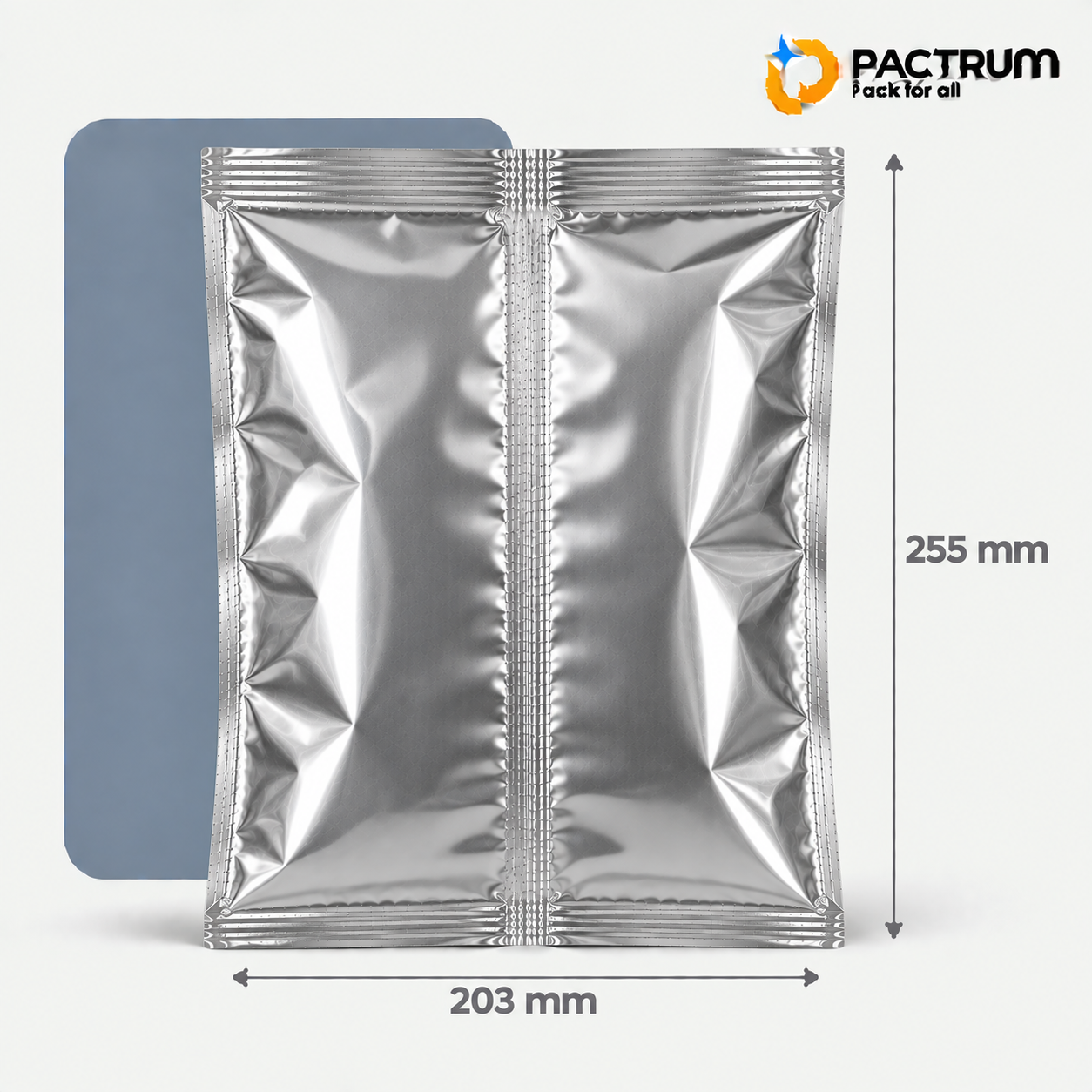 8 × 10 in Metallised Center Seal Pouch